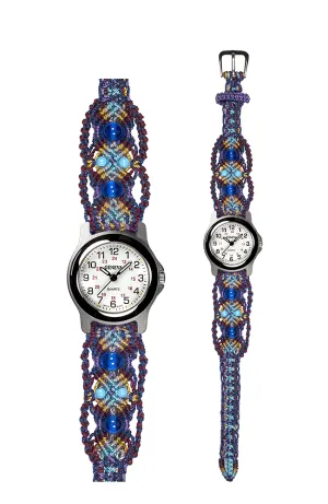 104E - Wide with Round Silver Sport Watch