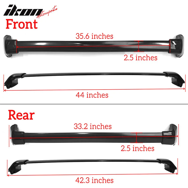 2012-2016 Honda CR-V OE Style Black Roof Rack Luggage Carrier Aluminum