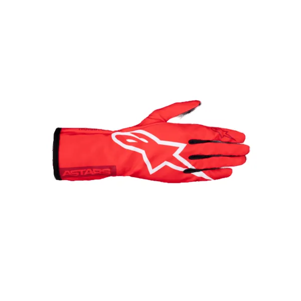 ALPINESTARS 3550725-3082-2XL Youth Gloves for Karting Tech-1 K Race V2 S, Red / White / Burgundy, Size 2XL