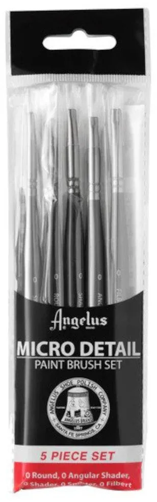 Angelus Micro Detail Paint Brushes (5 Piece Set)