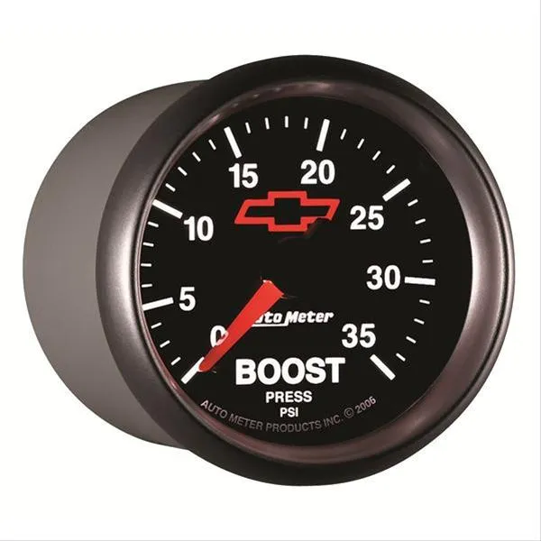 AutoMeter Sport-Comp II Chevy Red Bowtie Analog Gauges 3604-00406