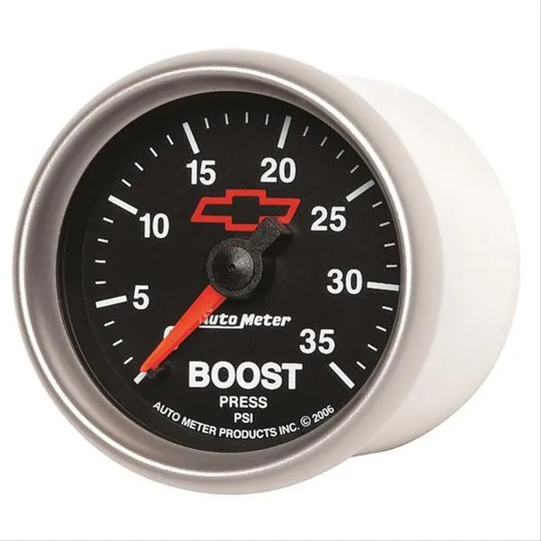AutoMeter Sport-Comp II Chevy Red Bowtie Analog Gauges 3604-00406
