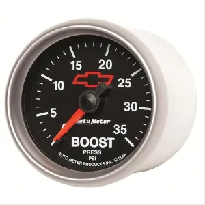 AutoMeter Sport-Comp II Chevy Red Bowtie Analog Gauges 3604-00406