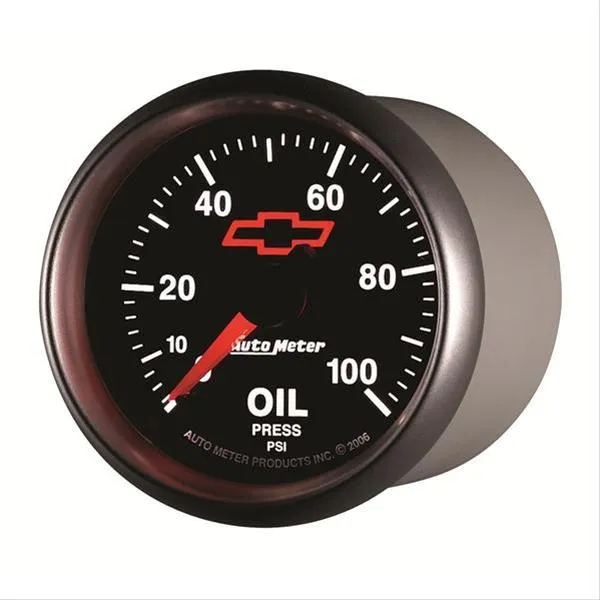 AutoMeter Sport-Comp II Chevy Red Bowtie Analog Gauges 3621-00406