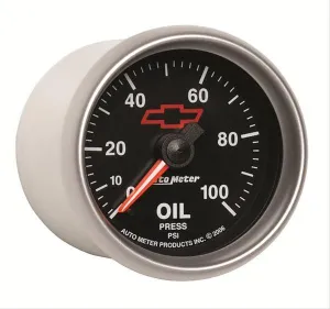 AutoMeter Sport-Comp II Chevy Red Bowtie Analog Gauges 3621-00406