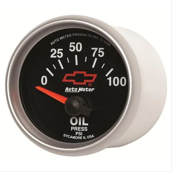AutoMeter Sport-Comp II Chevy Red Bowtie Analog Gauges 3627-00406