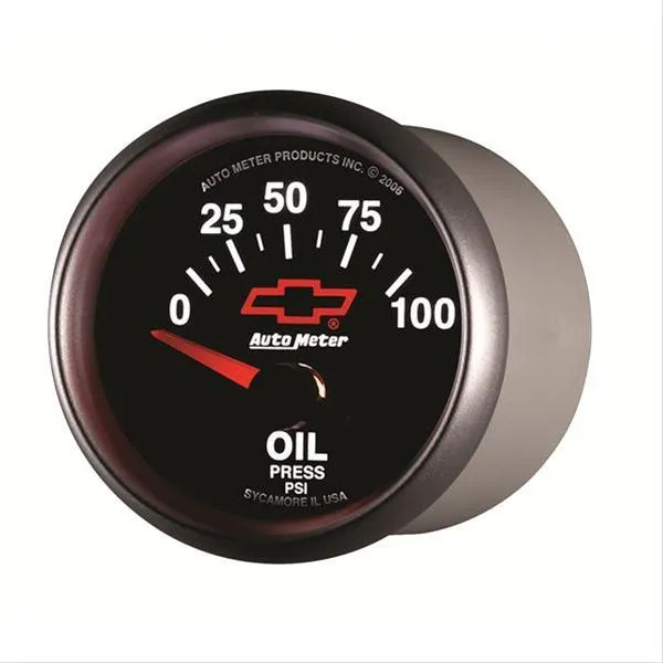 AutoMeter Sport-Comp II Chevy Red Bowtie Analog Gauges 3627-00406