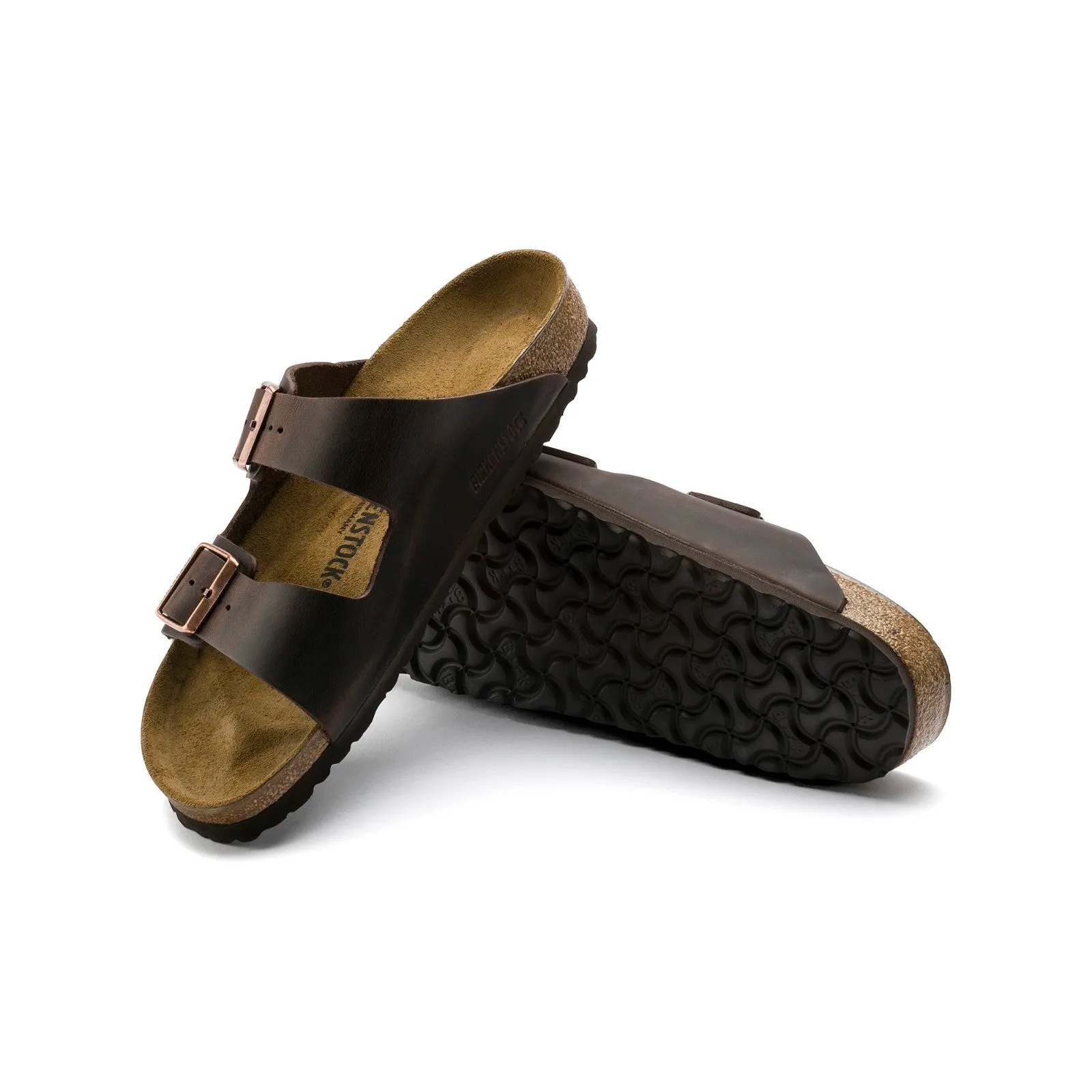 Birkenstock Arizona Oiled Leather (Habana) Men's Sandals 52531