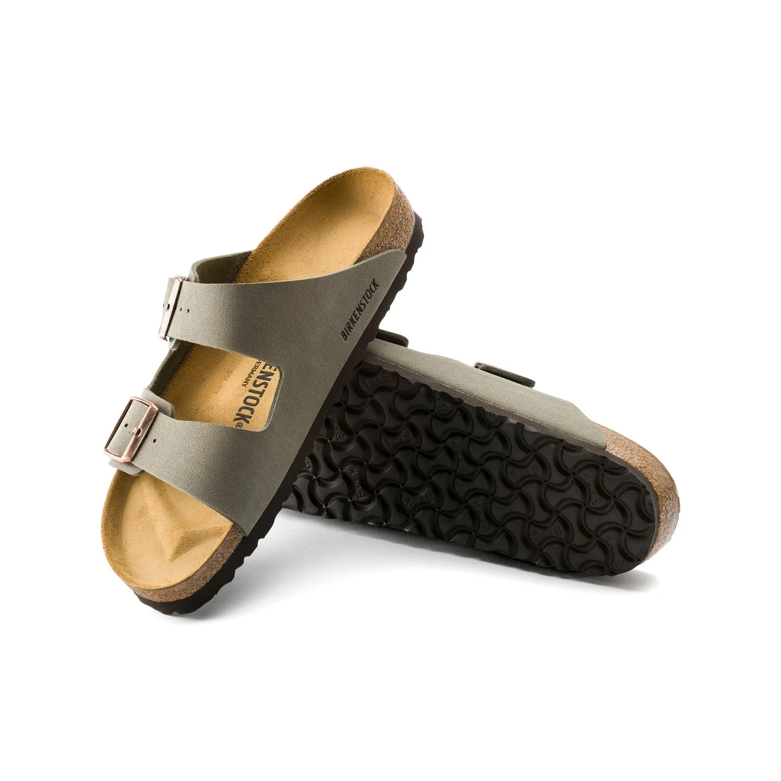 Birkenstock Arizona (Stone Birkibuc) Men's Sandals 151211