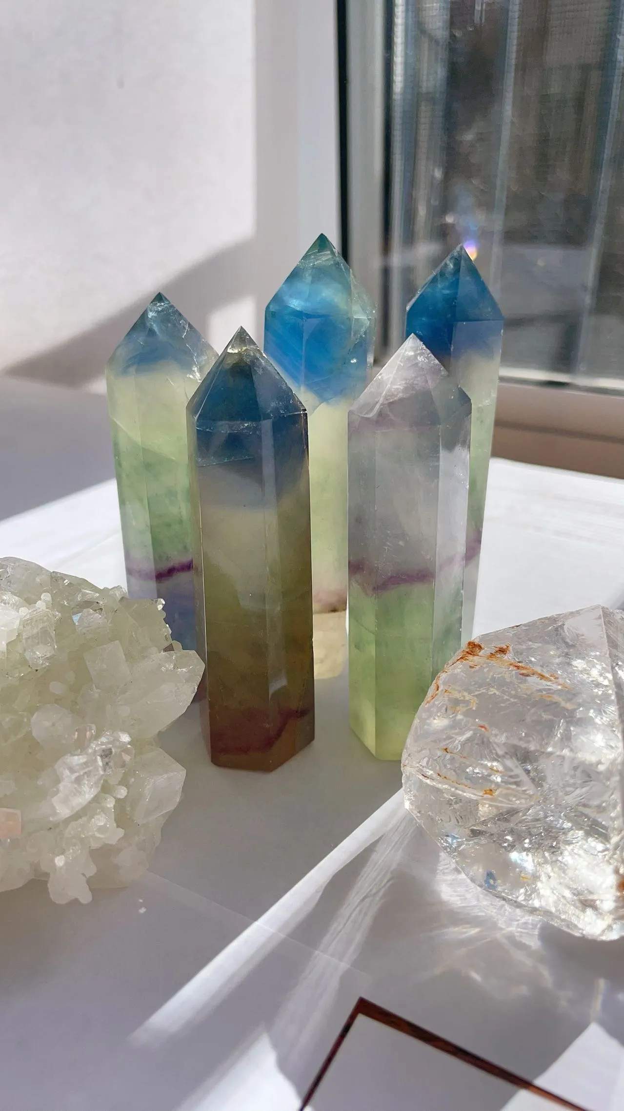 Blue Fluorite Tower