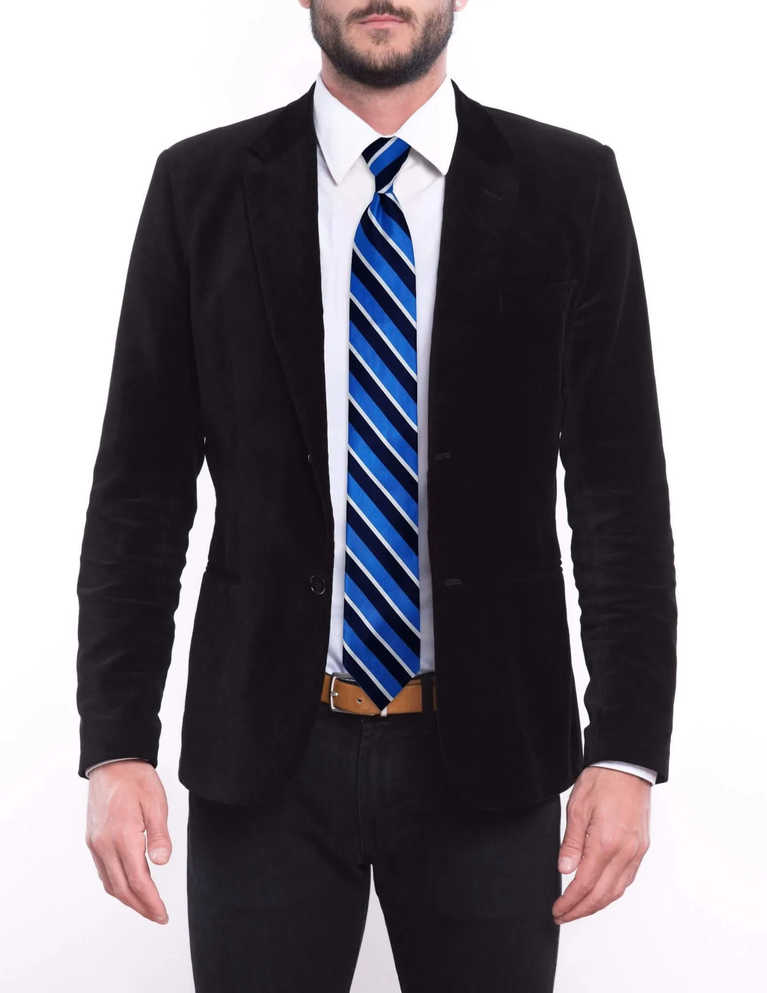 Blue Navy Traditional Tie