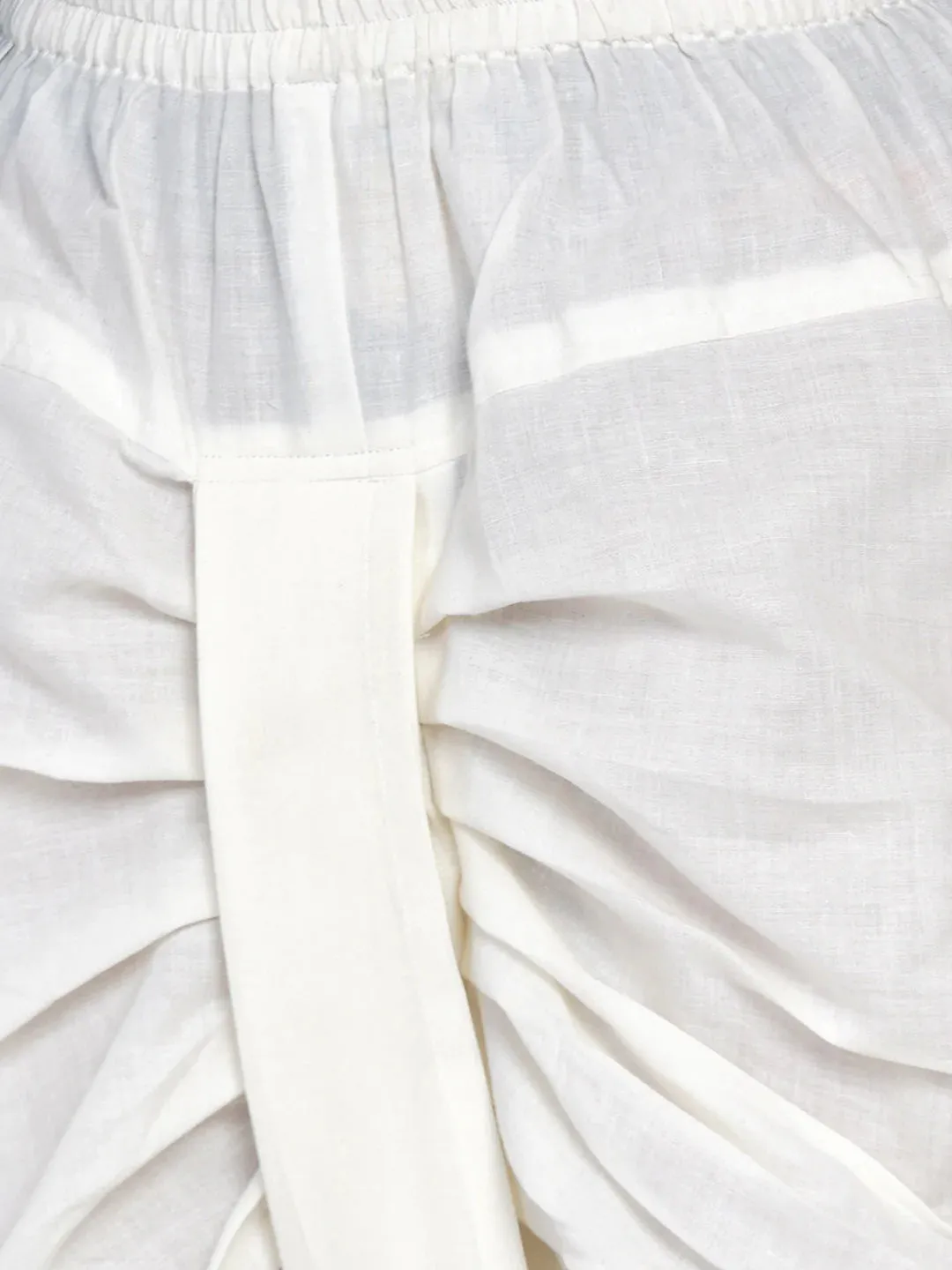 Boy'S Blue Kurta With Offwhite Dhoti Set