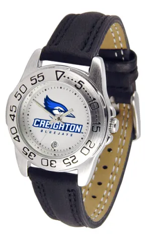 Creighton Bluejays Sport Leather Ladies Watch