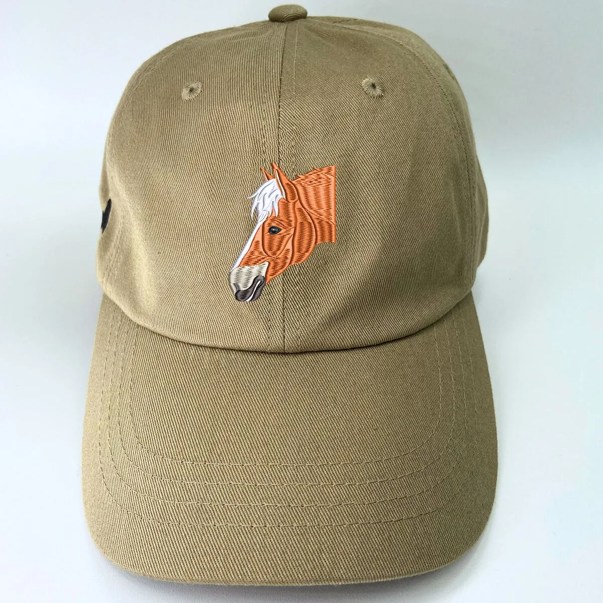 Custom Embroidered Horse Hat with Same Design