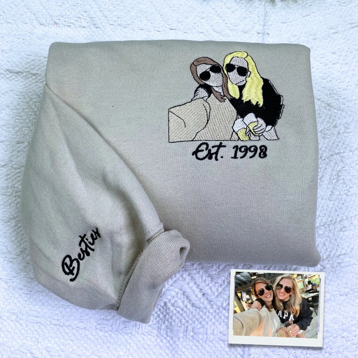 Custom Embroidered Sweatshirts - Unique Gift for Men or Women