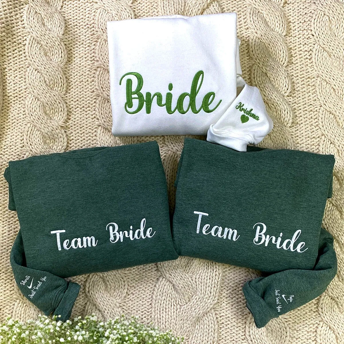 Custom Embroidered Sweatshirts - Unique Gift for Men or Women