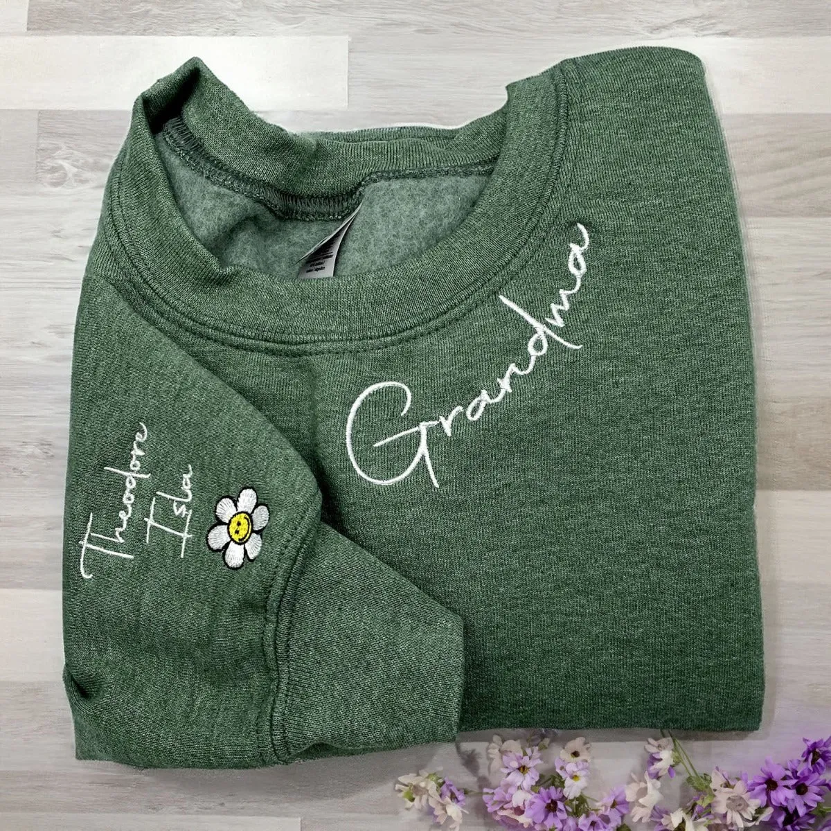 Custom Embroidered Sweatshirts - Unique Gift for Men or Women