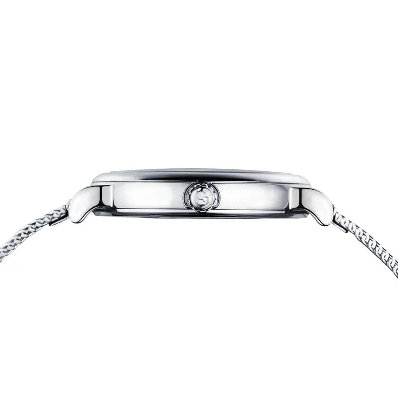 FLOWER - Swiss Quartz Movement Watch | Silver & Orchid