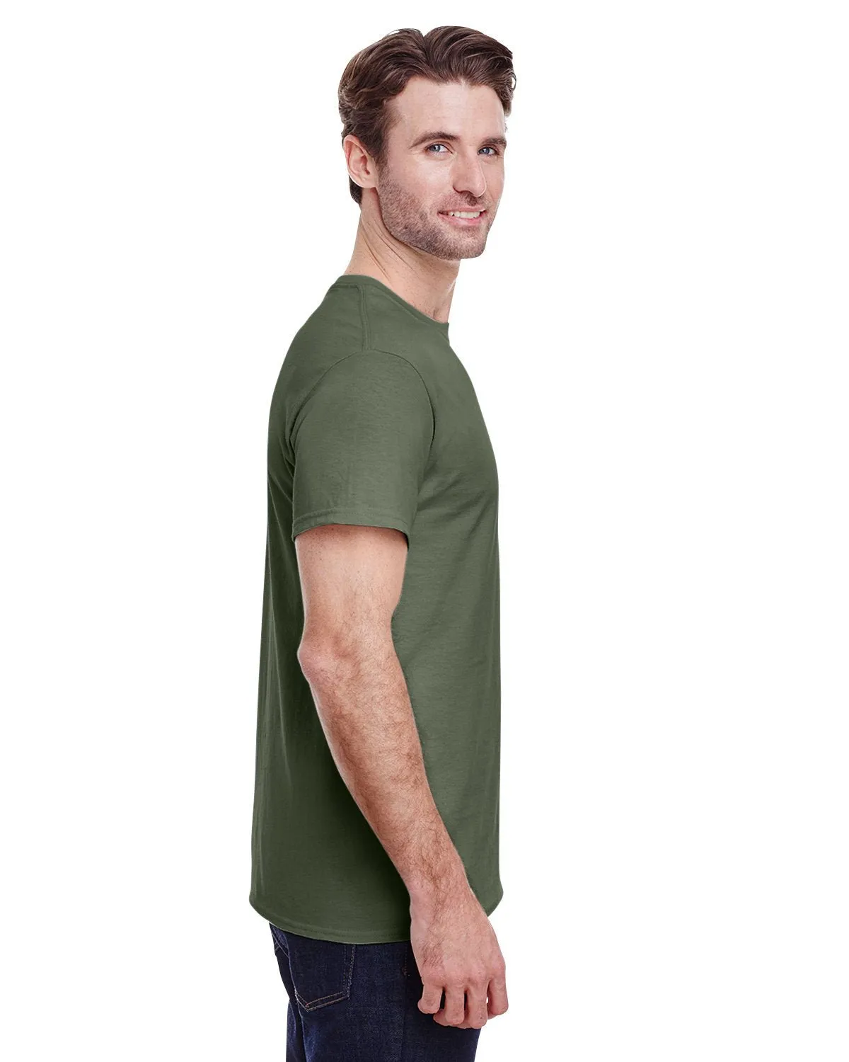 G500-Gildan-MILITARY GREEN