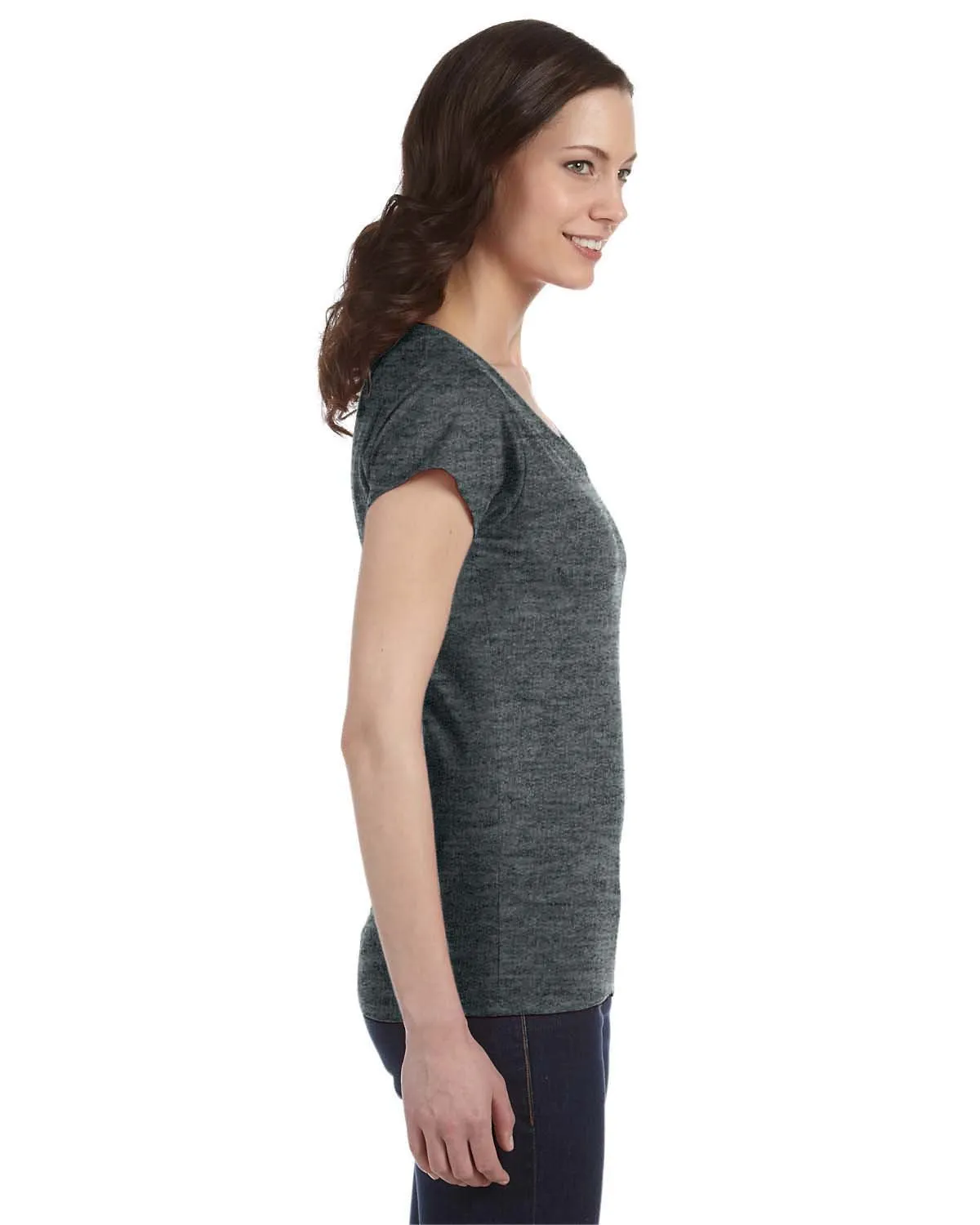 G64VL-Gildan-DARK HEATHER