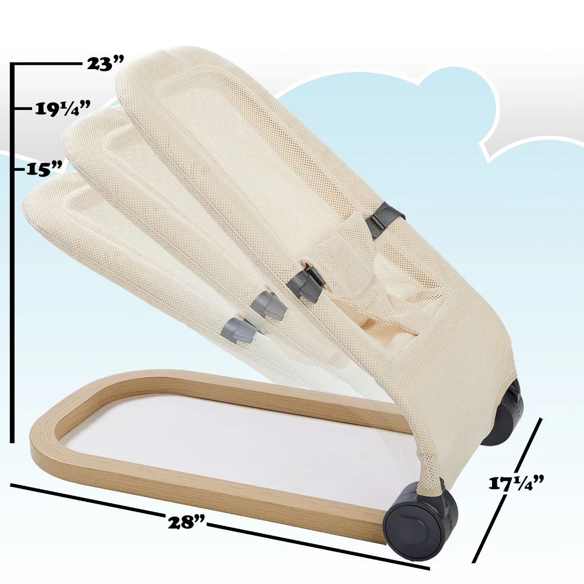 Giggle Bounce Deluxe Folding Baby Bouncer
