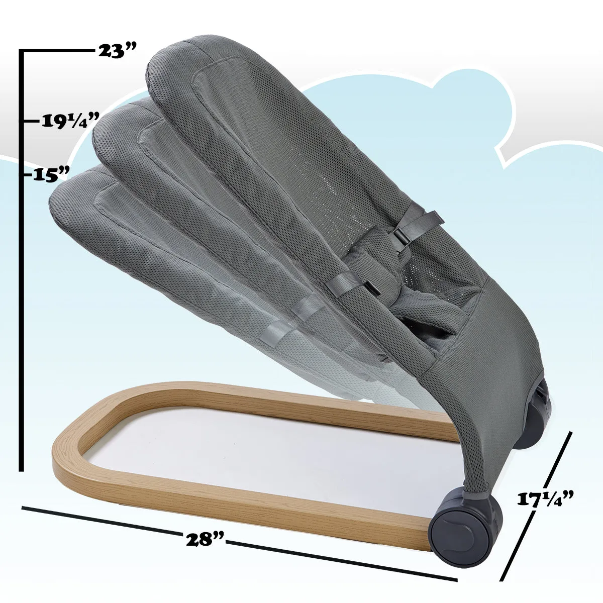 Giggle Bounce Deluxe Folding Baby Bouncer