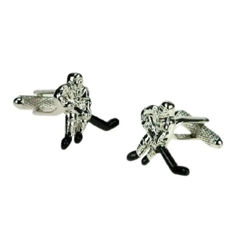 Hockey Player Cufflinks