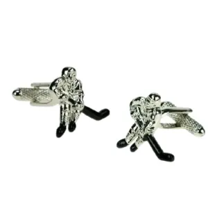 Hockey Player Cufflinks