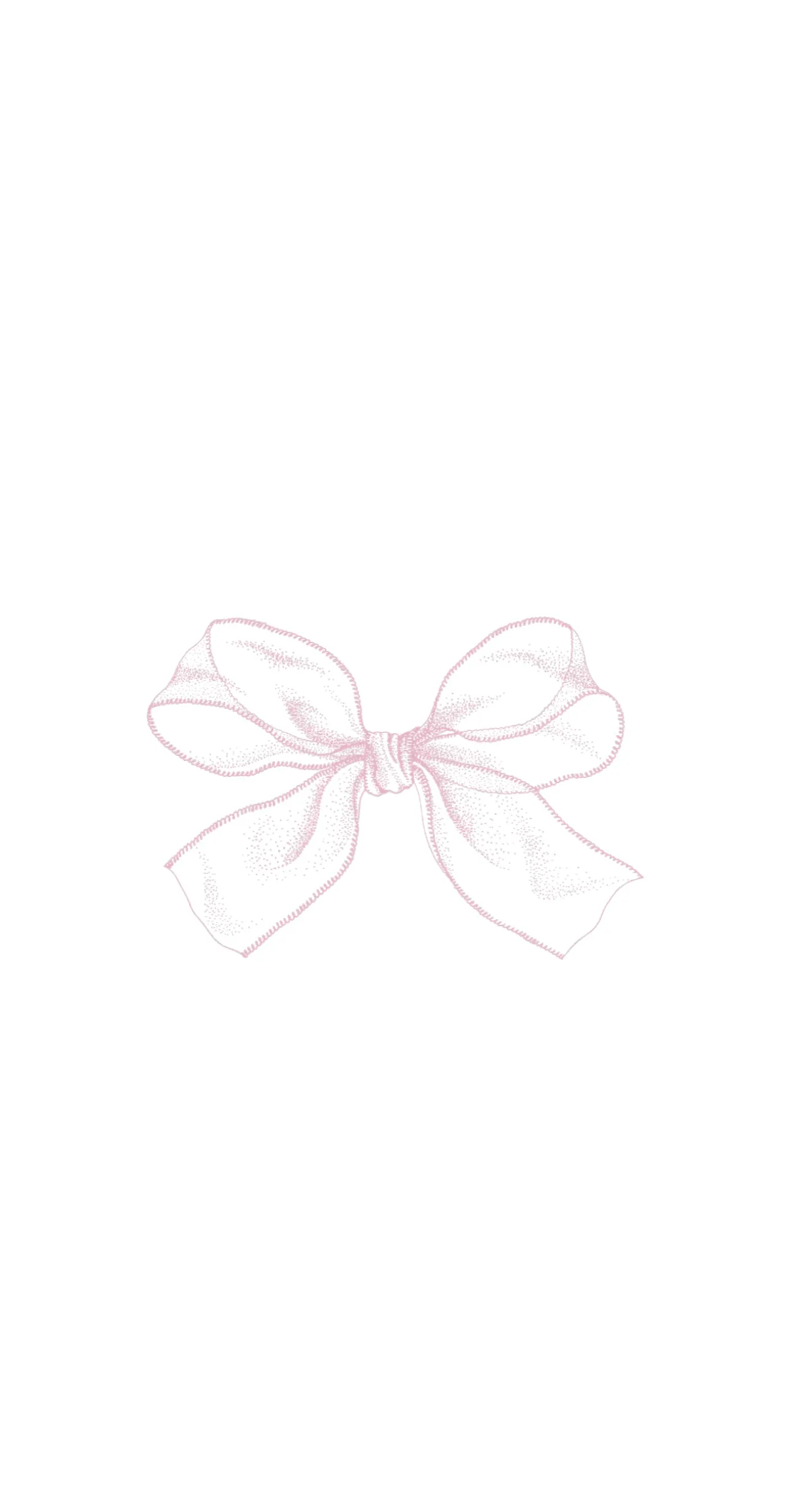 Mesh Bow Pink - Printed Guest Towel