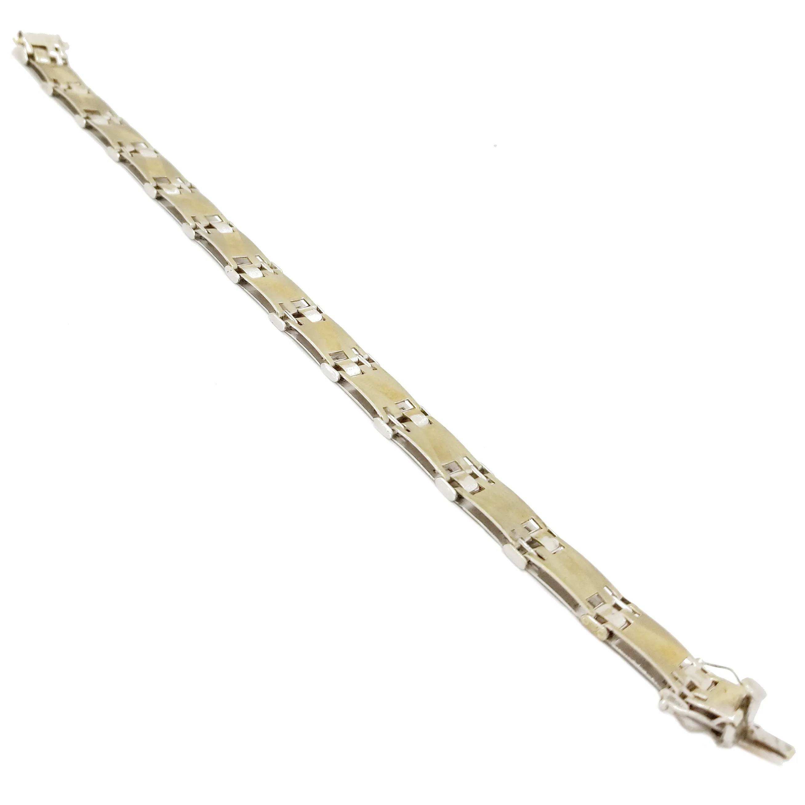 Modern Solid Bracelet (14K)