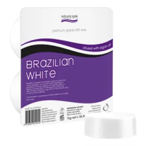 Natural Look Brazilian White Hot Premium Wax 500g