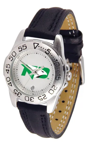 North Dakota Sport Leather Ladies Watch