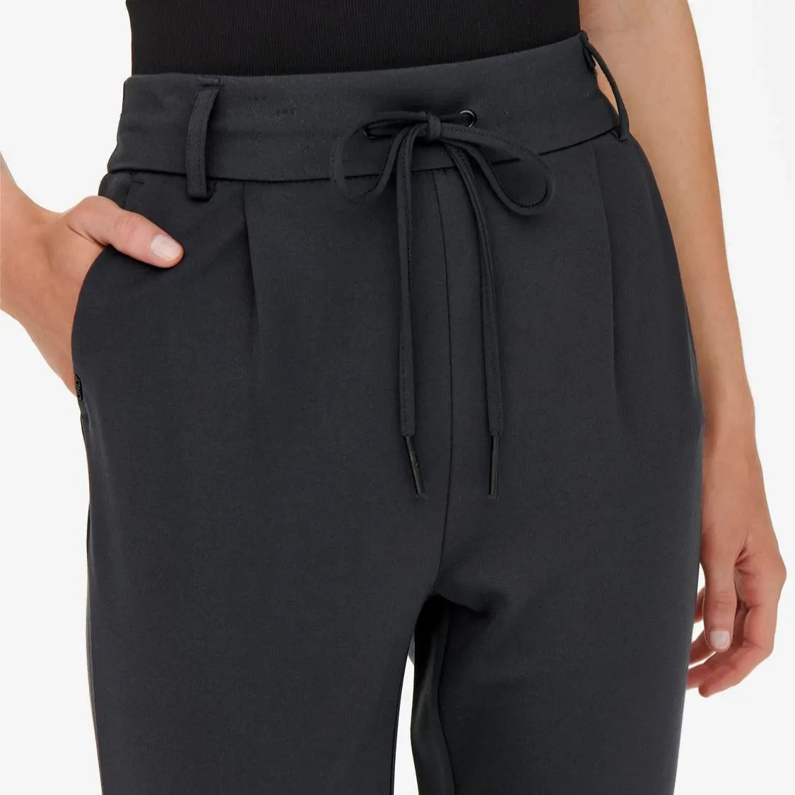 ONLY ONLPOPTRASH Regular Fit Classic trousers In 32L In Blue Graphite