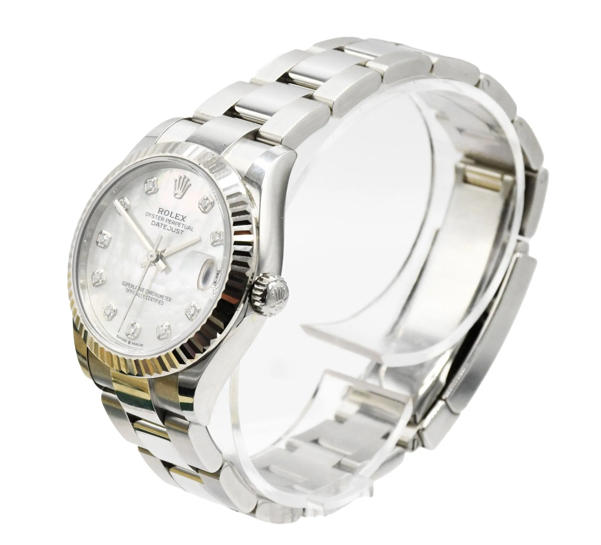 Rolex Datejust 31mm Oystersteel & White Gold Watch - Ref 278274
