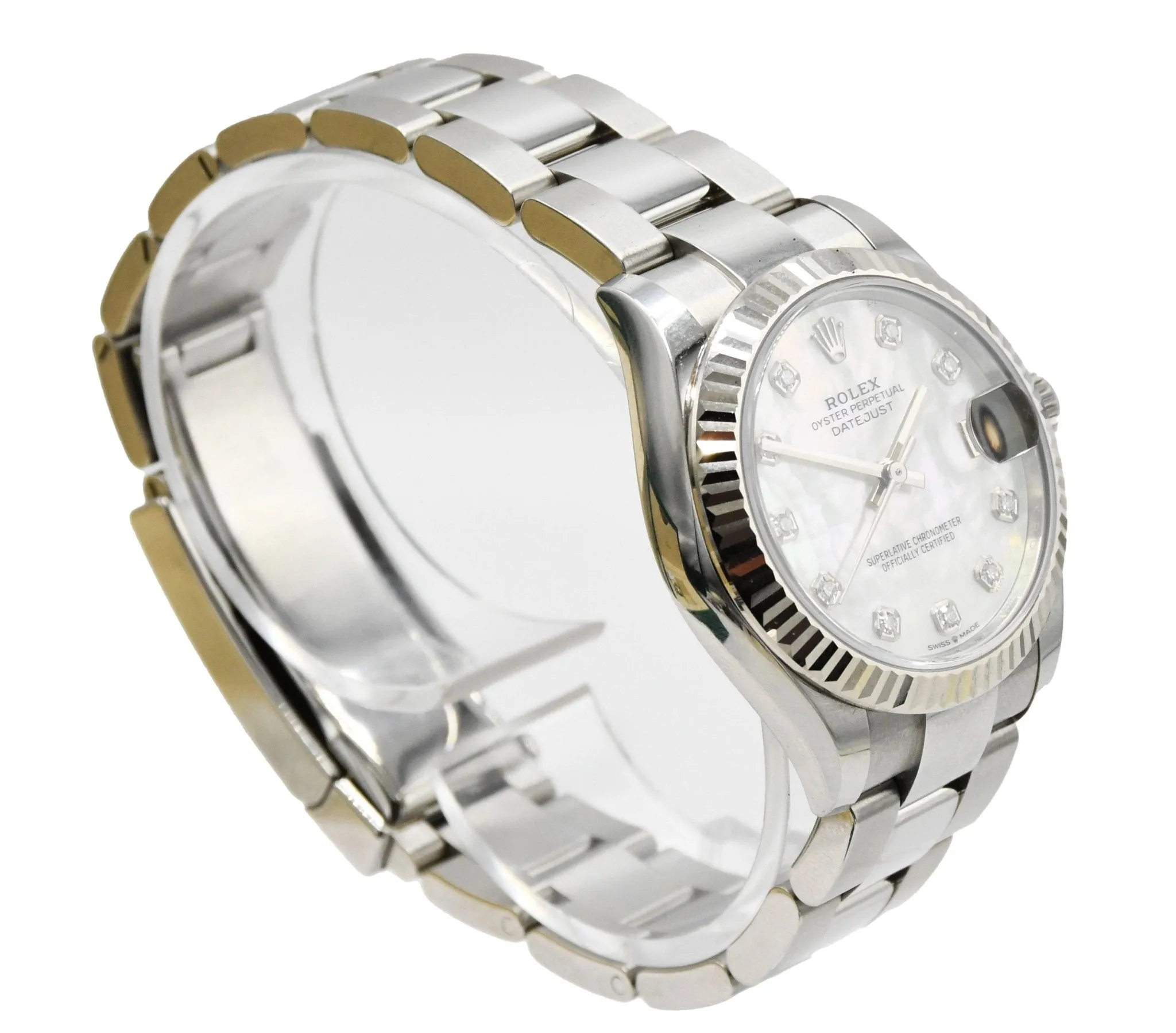Rolex Datejust 31mm Oystersteel & White Gold Watch - Ref 278274