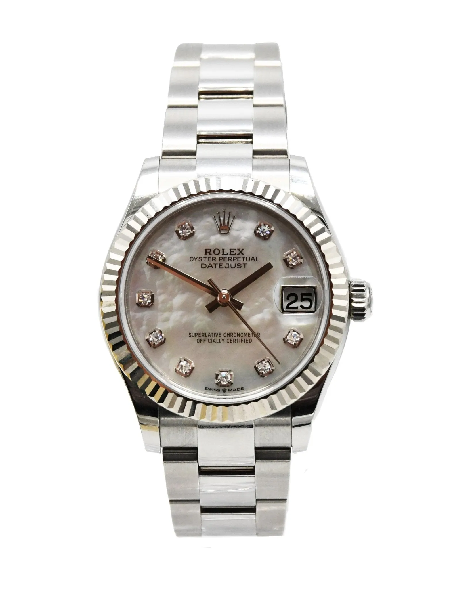 Rolex Datejust 31mm Oystersteel & White Gold Watch - Ref 278274