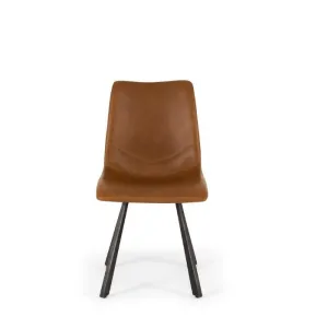 Rustic Dining Chair - Cognac