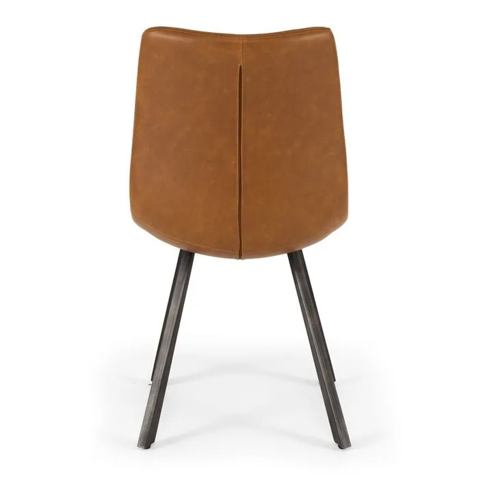 Rustic Dining Chair - Cognac