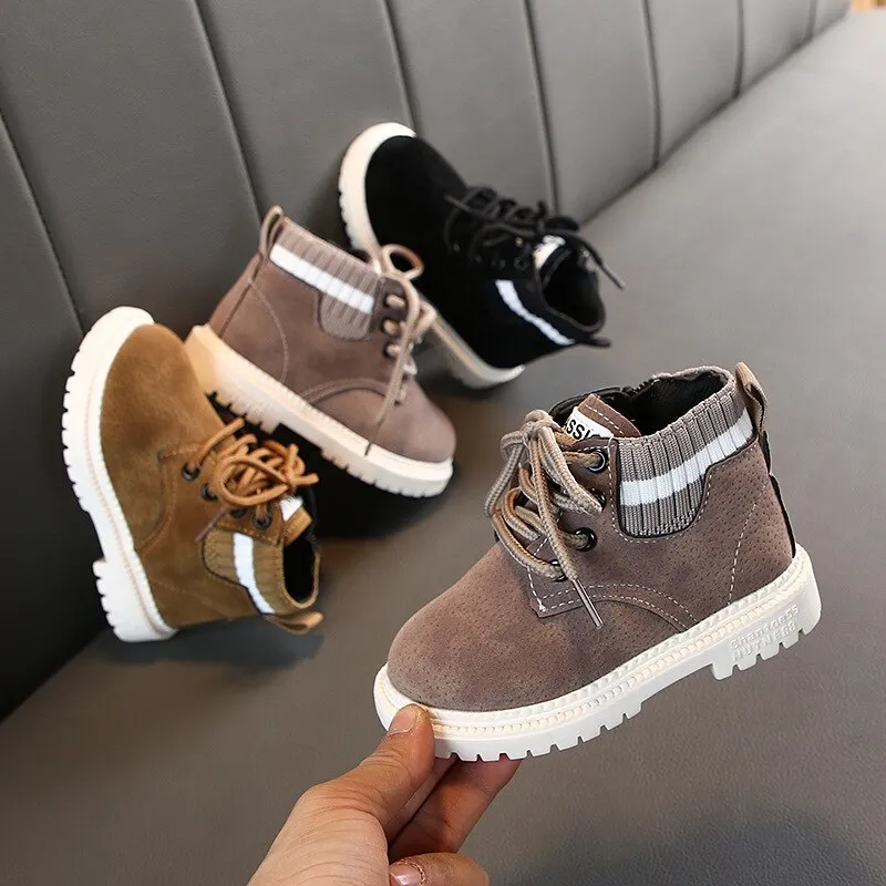 Soft leather baby shoes