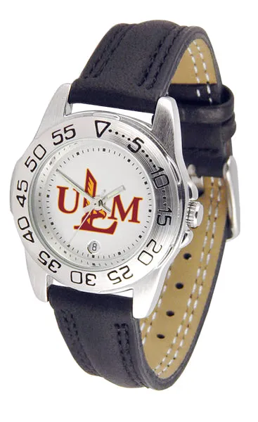 ULM Warhawks Sport Leather Ladies Watch